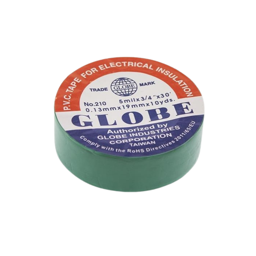 GLOBE ELEKTRIK IZOLASYON BANDI 19MM X 10YRD YESIL